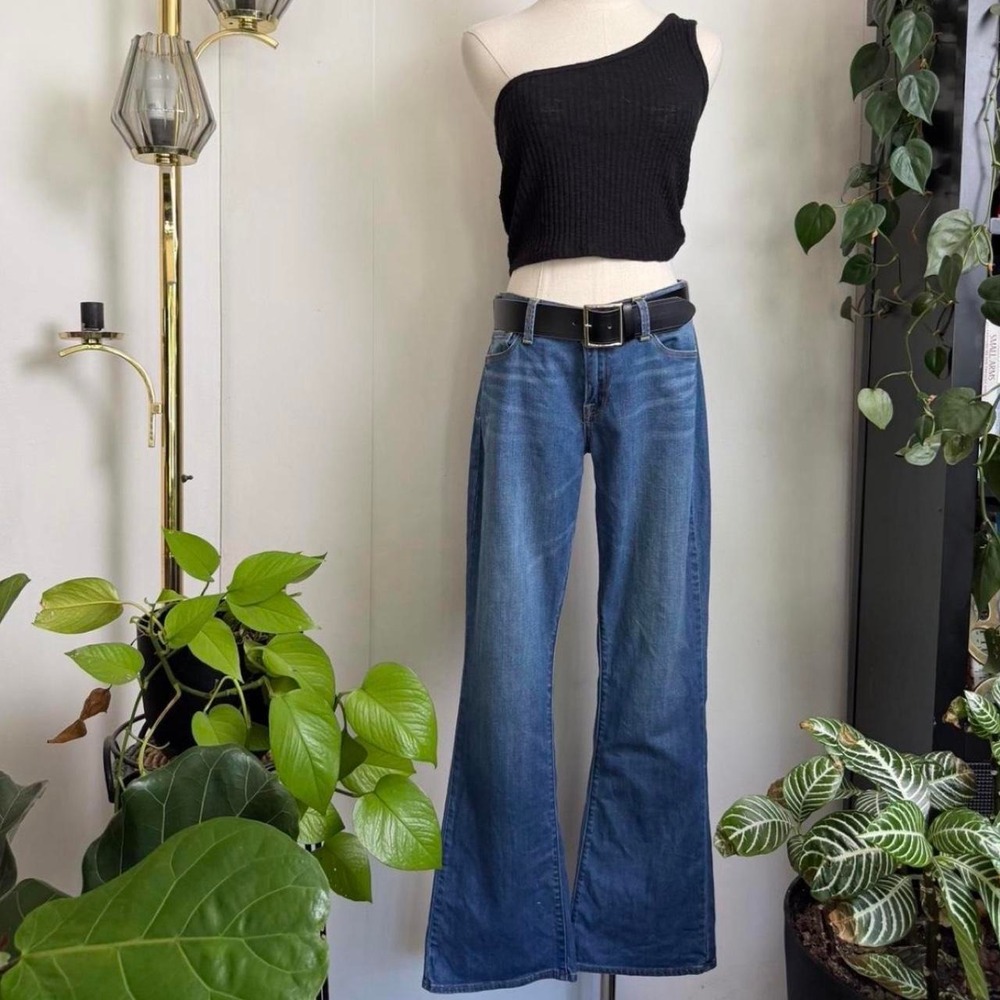 Lucky Brand Sofia Boot Flare Jeans Blue Denim Vintage Y2K Womens 10/30 Regular